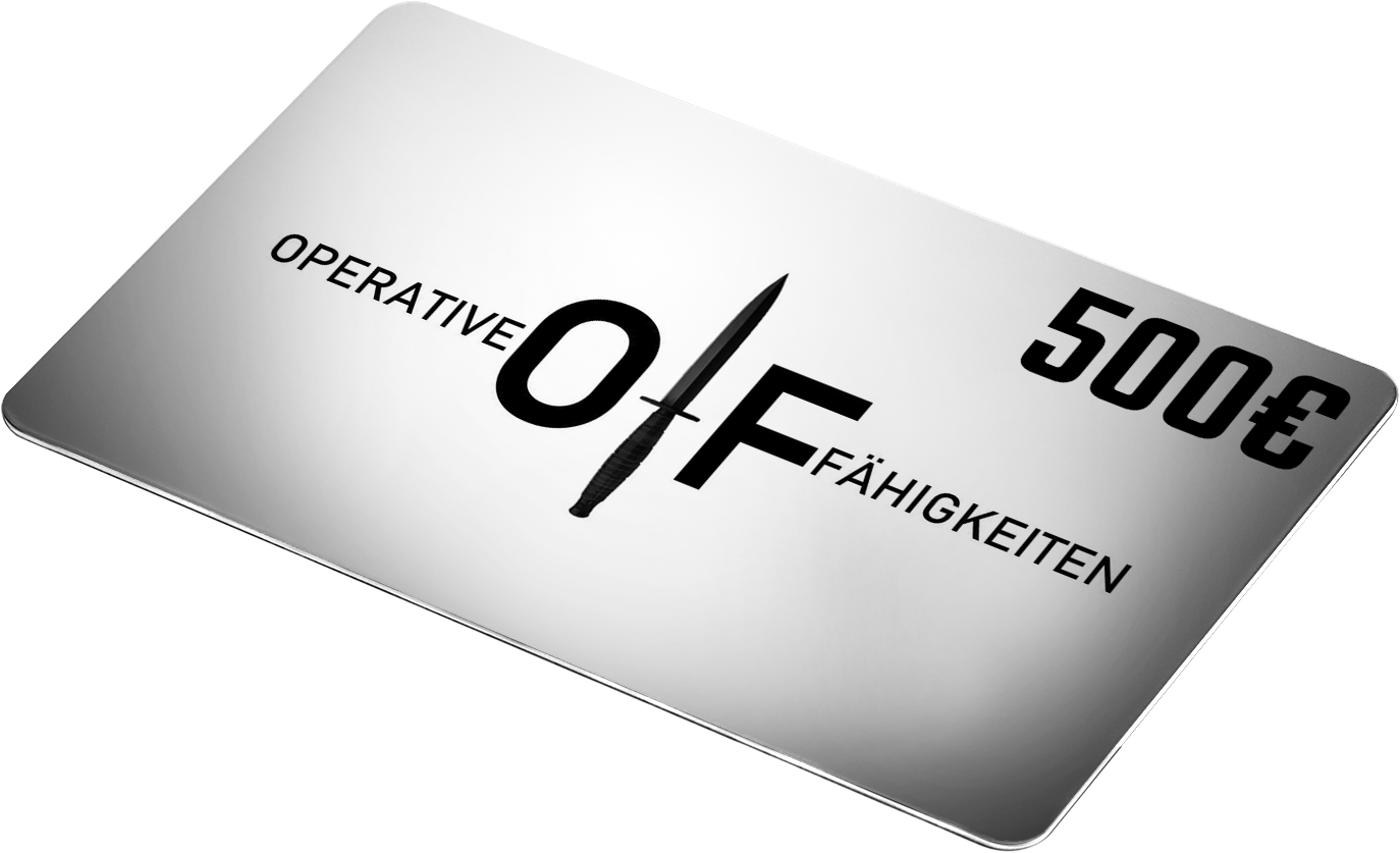 Operative Fähigkeiten Gutschein