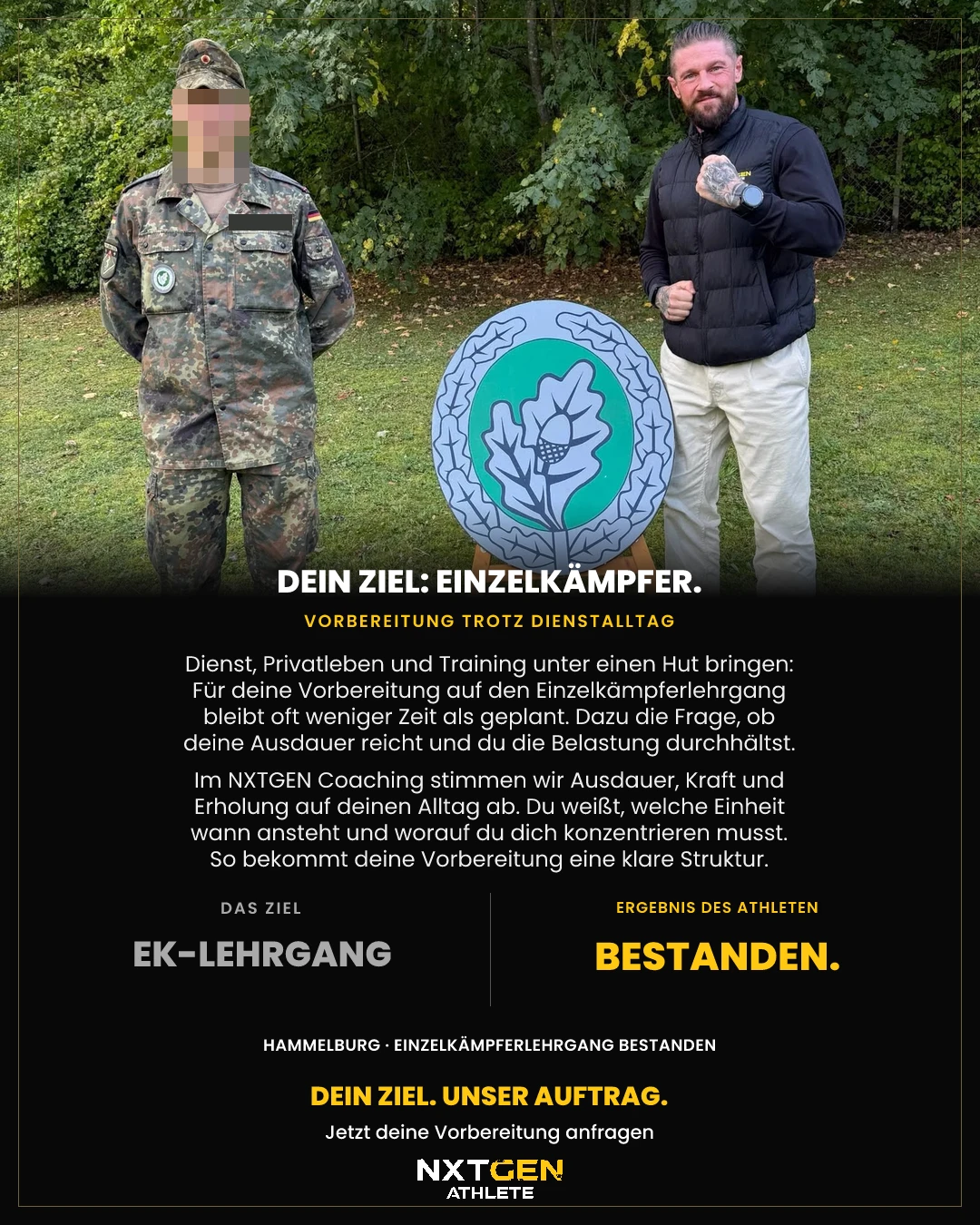 Einzelkämpferlehrgang in Hammelburg